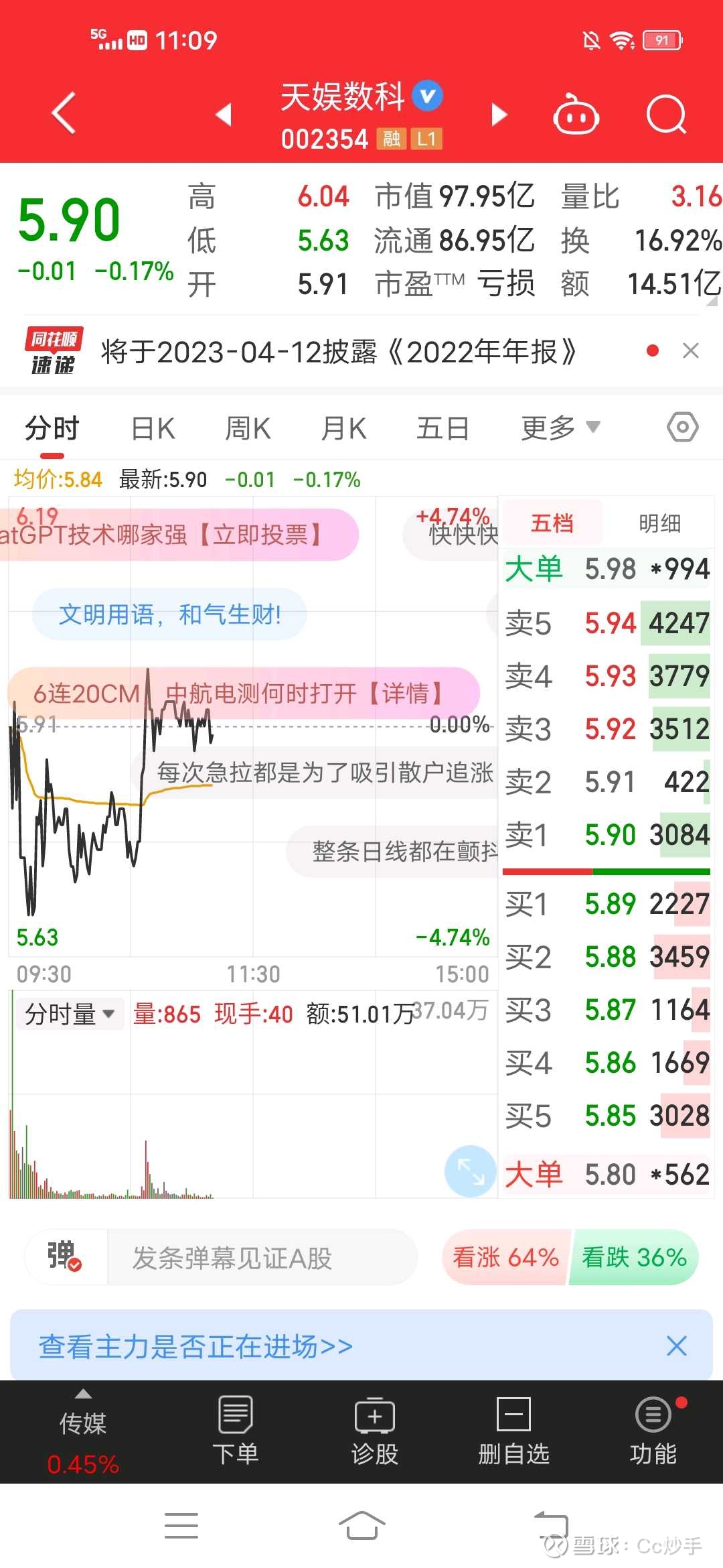 天娱数科12月11日龙虎榜数据