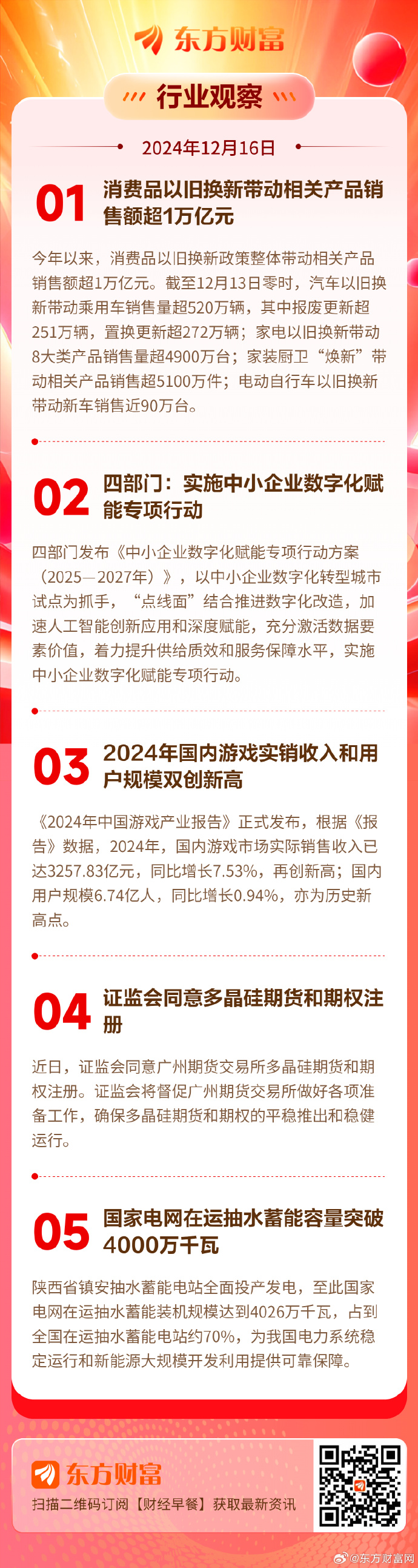 【早知道】两部门：引导更多优质外资长期投资我国上市公司；五部门发布优化消费环境三年行动方案