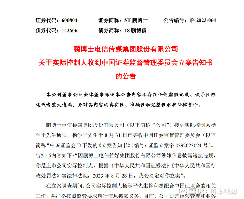突发!又有A股公司总经理,被证监会立案!