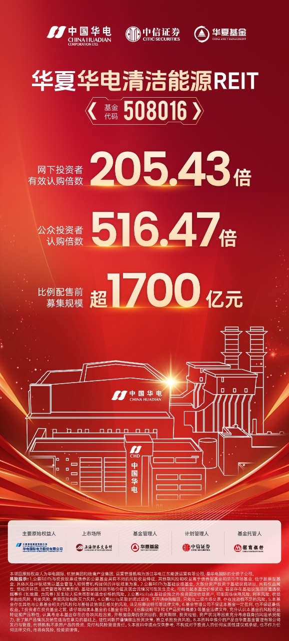 8月1日上市！首单央企气电REITs上市定档